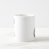 Katze - Herz Kaffeetasse (Mittel)