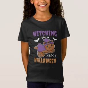 Katze Hexen, die dir ein glückliches Halloween abh T-Shirt