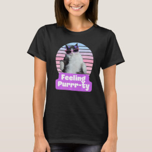 Katze Hilarisches Meme Kätzchen Feline Gefühl Pur T-Shirt