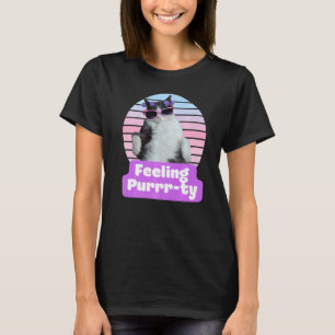Katze Hilarisches Meme Kätzchen Feline Gefühl Sch T-Shirt