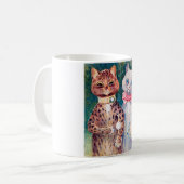 Katze Hochzeit, Ehe, Braut, Louis Wain Kaffeetasse (Vorderseite Links)