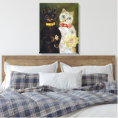 Katze Hochzeit, Ehe, Braut, Louis Wain Leinwanddruck (Insitu (Schlafzimmer))