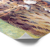 Katze Hochzeit, Ehe, Braut, Louis Wain Poster (Ecke)