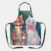 Katze Hochzeit, Ehe, Braut, Louis Wain Schürze (Vorderseite)