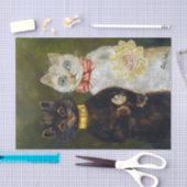 Katze Hochzeit, Ehe, Braut, Louis Wain Seidenpapier (Handwerk)