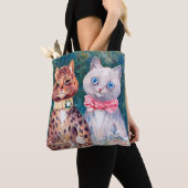 Katze Hochzeit, Ehe, Braut, Louis Wain Tasche (Von Nahem)