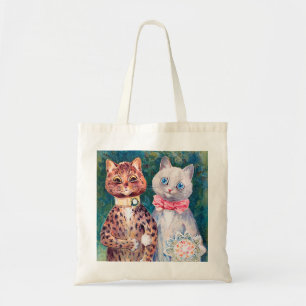 Katze Hochzeit, Ehe, Braut, Louis Wain Tragetasche