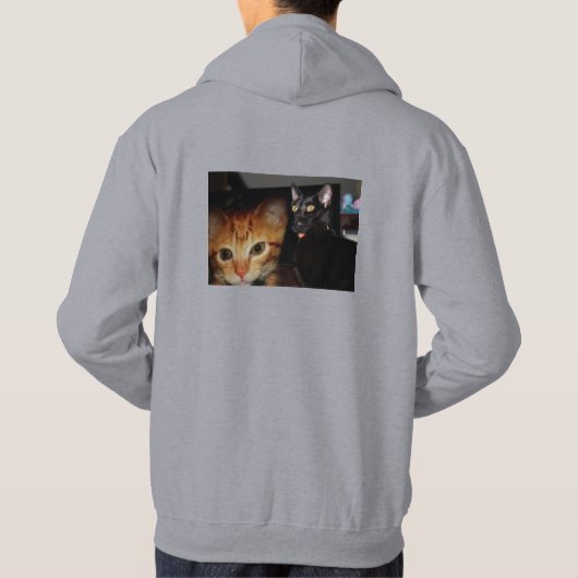 Katze Hoodie (Rückseite)