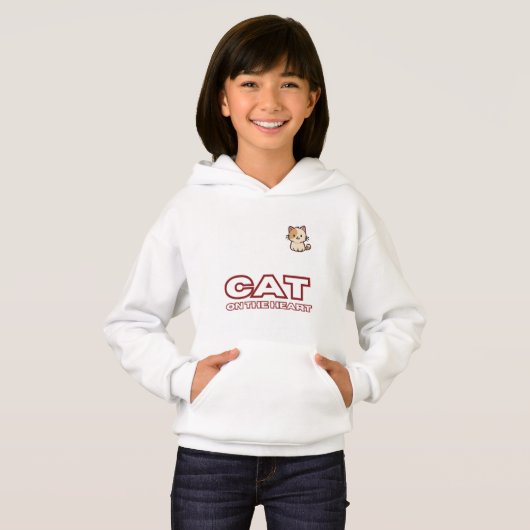 Katze Hoodie (Vorne ganz)