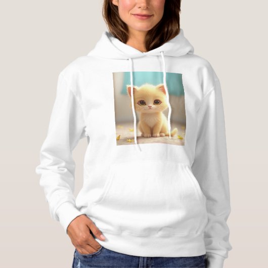 Katze Hoodie (Vorderseite)