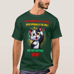 Katze Huh Meme T-Shirt