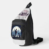 Katze, Hund, Jazz Crossbody Bag (Rechte Ecke)