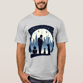 Katze, Hund, Jazz T-Shirt