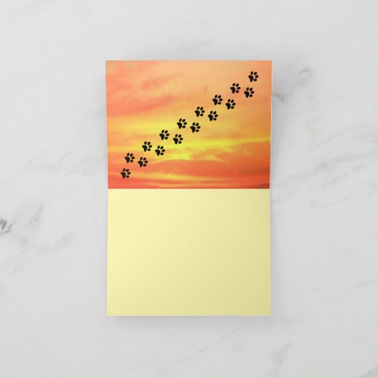 Katze/Hund Karte (Innenseite)