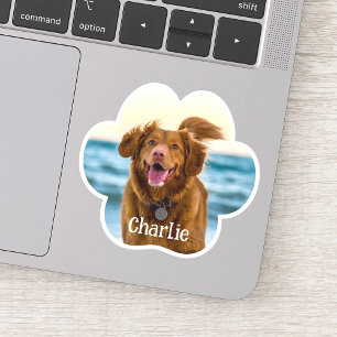 Katze Hund Pfote Foto Maßgeschnitten Vinyl Aufkleb Aufkleber