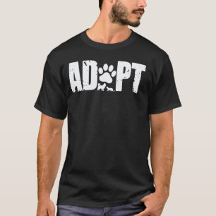 Katze Hund Pfote Retten Katze Hund Liebhaber Tierh T-Shirt