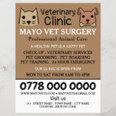 Katze & Hunde, Tierarzt, Veterinärdienst Flyer (Vorne)