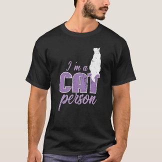 Katze Ich bin ein Katzenmensch T-Shirt
