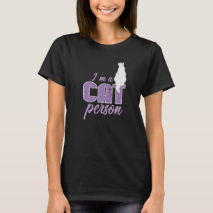 Katze Ich bin ein Katzenmensch T-Shirt
