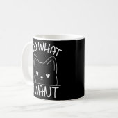 Katze Ich tue, was ich mit meiner Katze Wollte Kaffeetasse (Vorderseite Links)