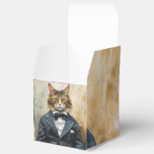 Katze im Anzug Geschenkschachtel (Geöffnet)