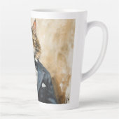 Katze im Anzug Milchtasse (Rechts)