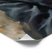 Katze im Anzug Poster (Ecke)