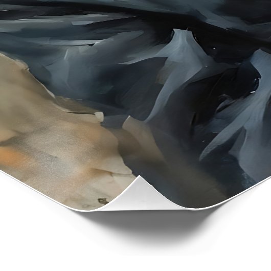 Katze im Anzug Poster (Ecke)