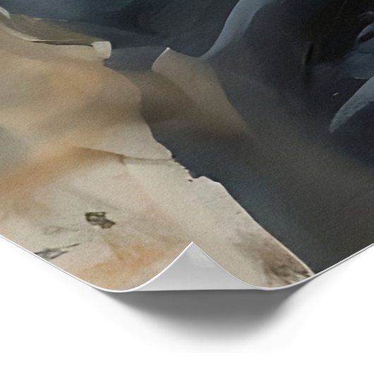 Katze im Anzug Poster (Ecke)