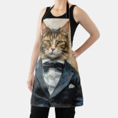 Katze im Anzug Schürze (InSitu)