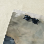 Katze im Anzug Strandtuch (Beispiel)