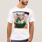 Katze im Aquarium T-Shirt (Vorderseite)