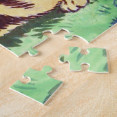 Katze im Blumengarten, Louis Wain Puzzle (Seite)