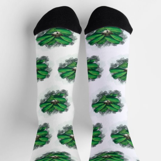 Katze im Bushes Socken (Oben)