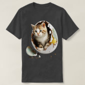 Katze im Ei 11 T-Shirt (Design vorne)