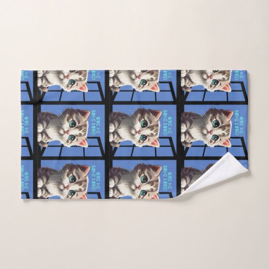 KATZE IM FENSTER BADHANDTUCH SET (Handtuch)