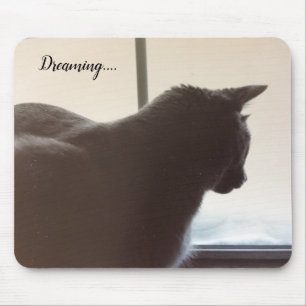 Katze im Fenster Mousepad