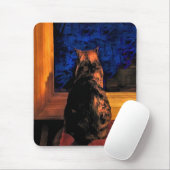 Katze im Fenster Mousepad (Mit Mouse)