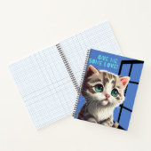 KATZE IM FENSTER NOTIZBLOCK (Innenseite)