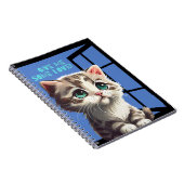 KATZE IM FENSTER NOTIZBLOCK (Rechte Seite)