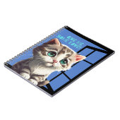 KATZE IM FENSTER NOTIZBLOCK (Linke Seite)