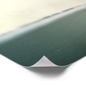 Katze im Fenster Poster (Ecke)