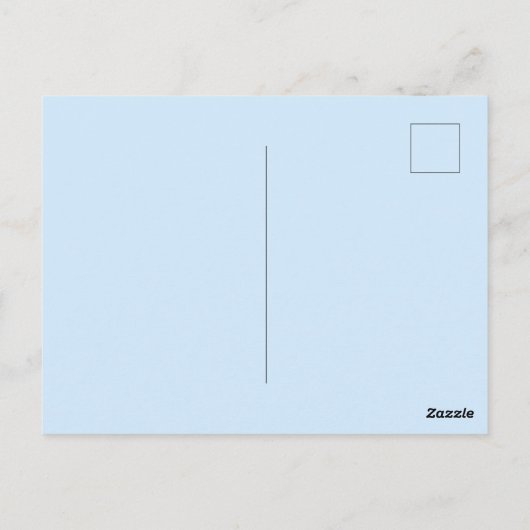 Katze im Fenster Postkarte (Rückseite)