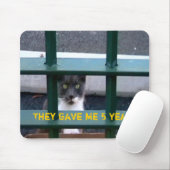 Katze im Gefängnis Mousepad (Mit Mouse)