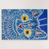 Katze im gotischen Stil, Louis Wain Puzzle (Horizontal)