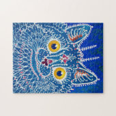 Katze im gotischen Stil, Louis Wain Puzzle (Horizontal)