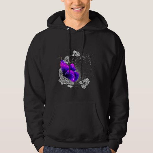 Katze im Himmelstiergedächtnis Cat Lovers Hoodie (Vorderseite)