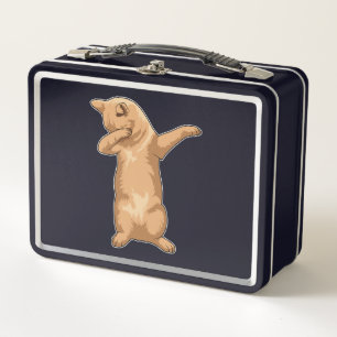 Katze im Hip Hop Dance Dab Metall Brotdose