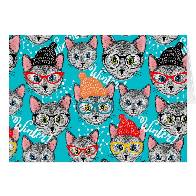 Katze im Hut (Vorderseite (Horizontal))