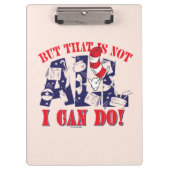 Katze im Hut | Aber das kann ich nicht alles Klemmbrett (Vorderseite)